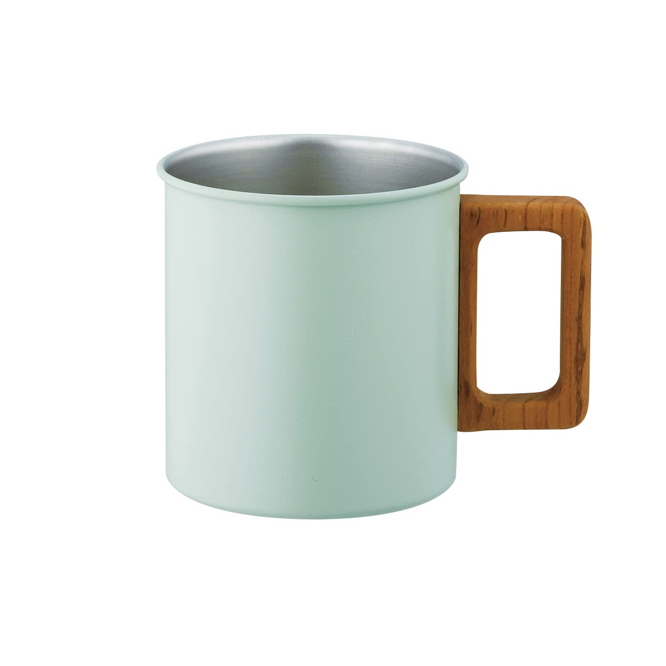 

Takakuwa Metal Wood Handle Mug Green L 409402