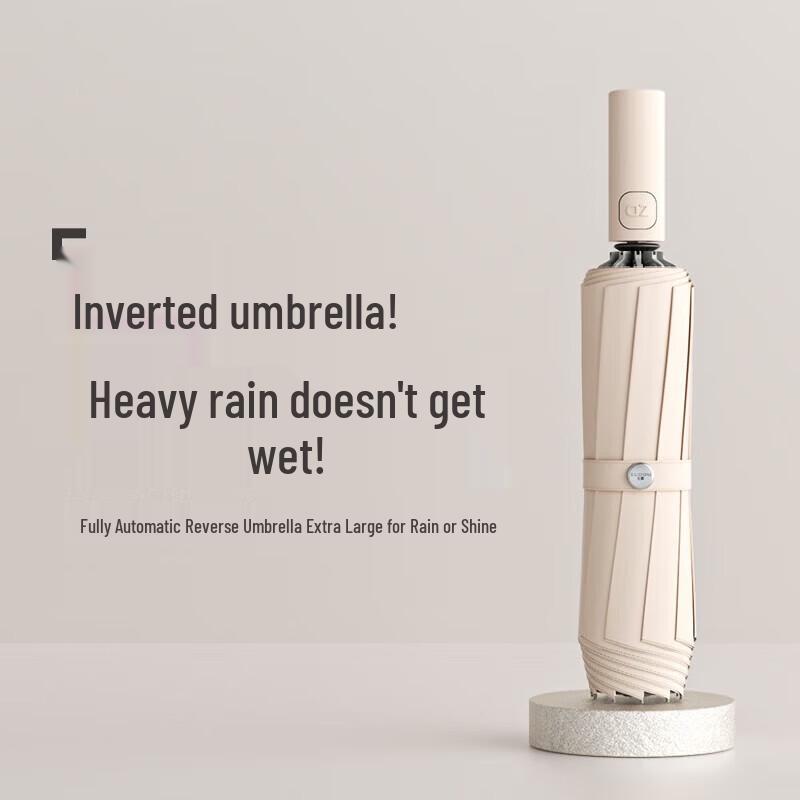 ZUODU Automatic Reverse Windproof Umbrella