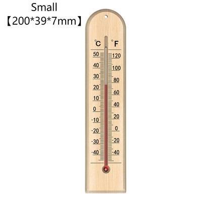 Termômetro de Madeira com Líquido Sem Mercúrio e Escala Clara para Monitoramento de Temperatura em Diversos Ambientes
