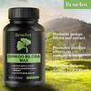Bcuelov Ginkgo Leaf MAX Capsules with Ginkgo Leaf Boosting Focus and Memory Support 120 Vegetarian Capsules