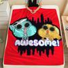 The Amazing World of Gumball4 Flannel Blanket, High Quality Comfortable for All Seasons, Home Decor, Warmth and Comfort