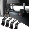 2 Stück Haken für Rückseite des Autositzes Aufbewahrungsgestell Multifunktionaler Aufbewahrungshaken Zubehör für Ralliart Lancer EX Outlander 3 XL