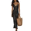 Women's Fashionable Casual Loose Satin  Dress