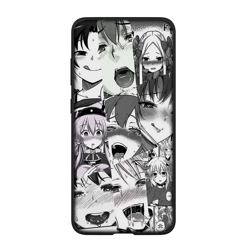 Phone Case for Samsung Galaxy S25 S24 S23 iPhone 16 15 Xiaomi Redmi Note 14 13 12 11 Pro Max OPPO Moto Huawei Wallpaper Waifu Sugoi Ahegao Girl Cover