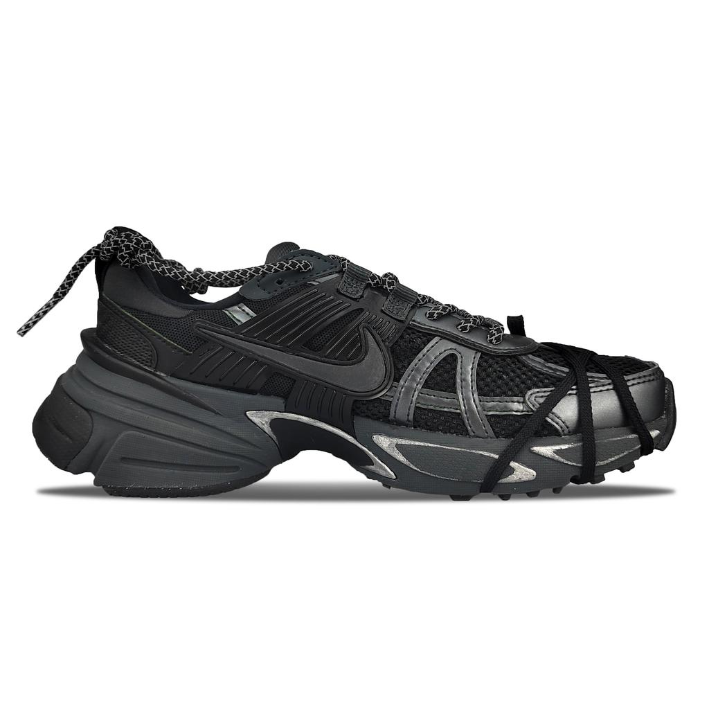 Nike V2K Run Low Top Casual Running Shoes Women's Silver Black FD0736-001(Team220-)