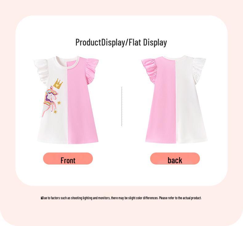 Little Maven Summer Cartoon Dresses for Girls - European Style