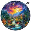 Colorful Dream Starry Sky Wooden Jigsaw Puzzle - DIY Intelligent Toy for Kids  Adults - Perfect for Christmas Halloween Birthda