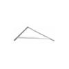 Equerres DAcier Blanc Fortex 33x50cm - GENERIQUE - Equerres - Blanc - Acier