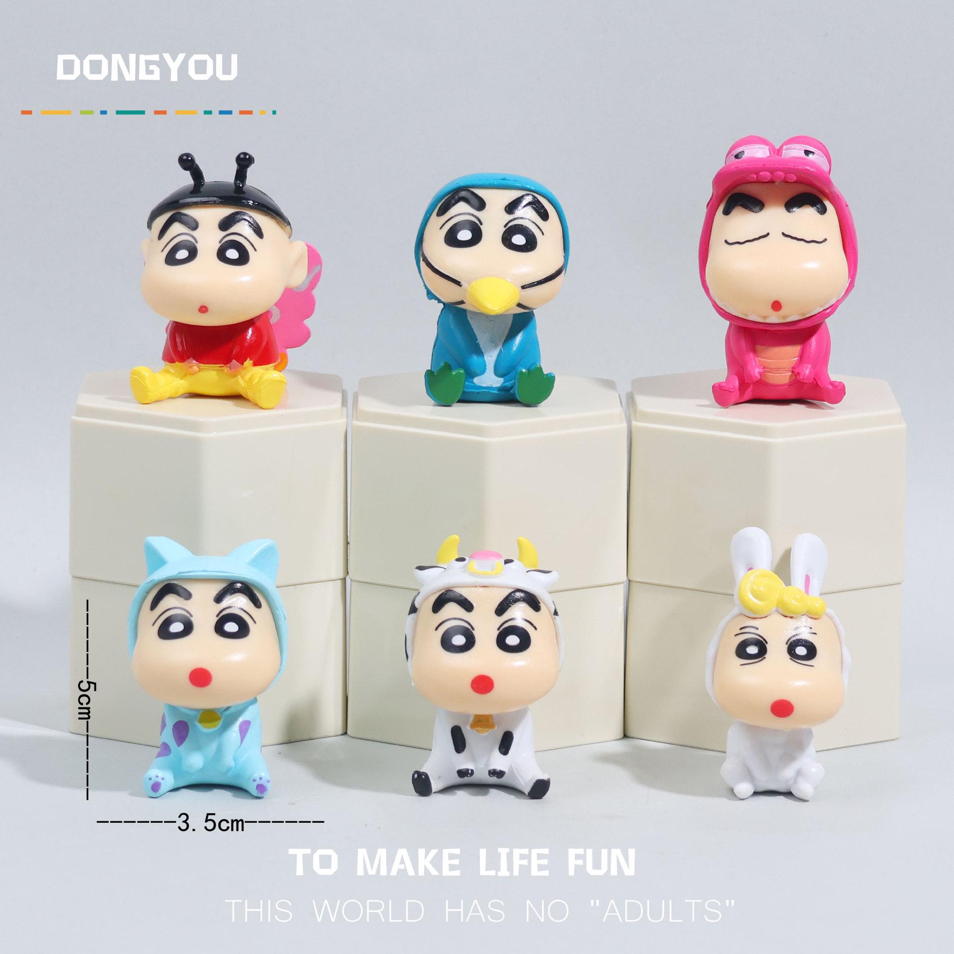 Crayon Shin-chan Cute Anime Figure Desktop Ornament