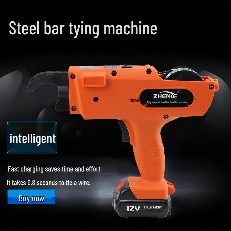 12V Handheld Rechargeable Electric Rebar Tying Machine with Lithium Battery