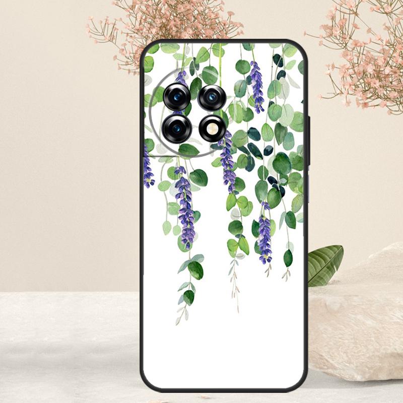 Eucalyptus Lavender Case For OnePlus 15 13 12 11 13T 13R 15R 10R 10T 8T 9 10 Pro Nord 5 CE 4 3 Lite N20 N30 Cover