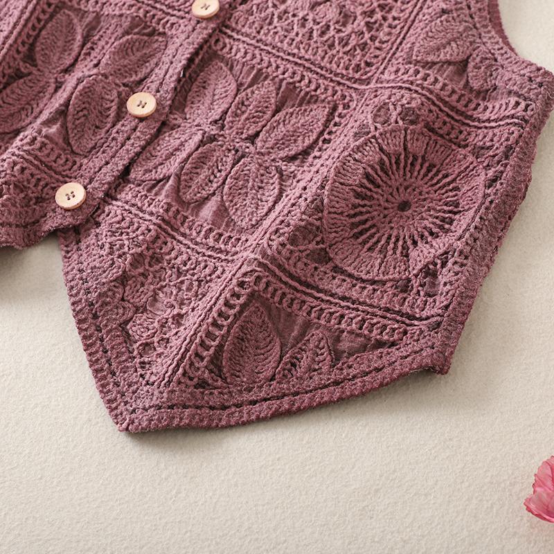 DIMANAF 2025 Nou Tricou de Primăvară Mărimi Mari Femei Vestă Tricotată Fără Mâneci cu Gât în V Stil Ajurat Topuri de Bază Tricouri Haine Largi