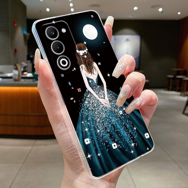 Jelly Case For OPPO A5 A5i Pro A6i Flower Butterfly Phone Cases Capa For Oppo A5 5G Soft Silicone Coque Transparent TPU Cover