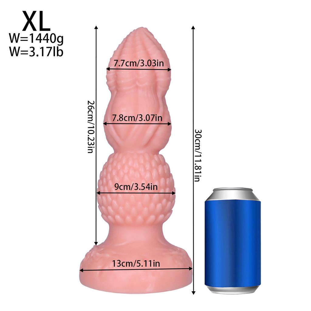 Extra Large PVC Soft Dildo Fisting Butt Plug Masturbator Anal Dilator Adult Sex Toy Big Dick Strap On Penis