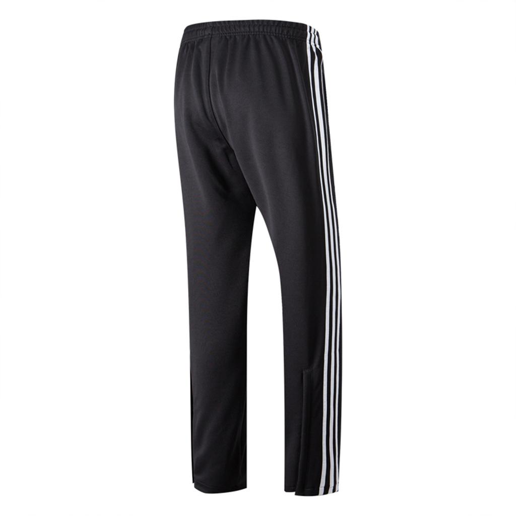 Adidas Breathable Stretch Straight Leg Retro Sports Long Pants Men Pants Black TR30PR