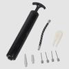 Manual Ball Pumps Portable Air Pumps Bicycles Tire Inflator Sports Ball Pumps with Needle, Hoses, Nozzle Hand Pumps