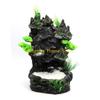 F26C Aquarium Decoration Artificial Resin Landscape Fish for Tank Rock Mountain View Underwater Sand Waterfall