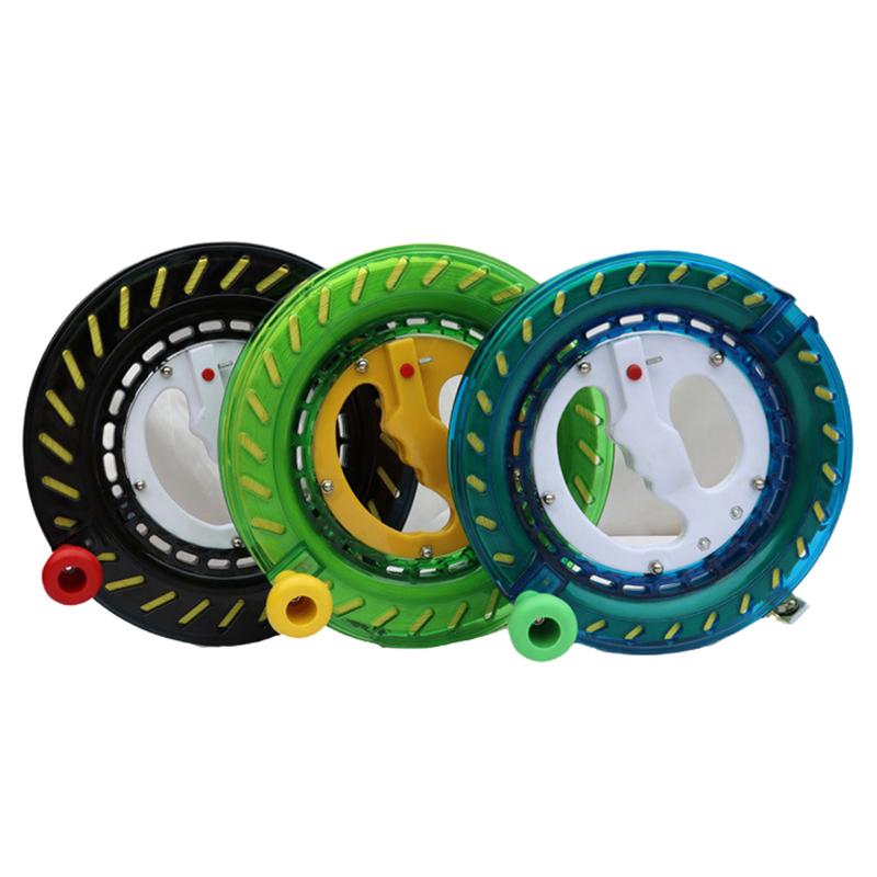 1 Piece Twisted Kite String Rope Line Outdoor Round Grip 150/200/400M Kite Reel Winder Hand Grip Wheel String Flying Handle Tool
