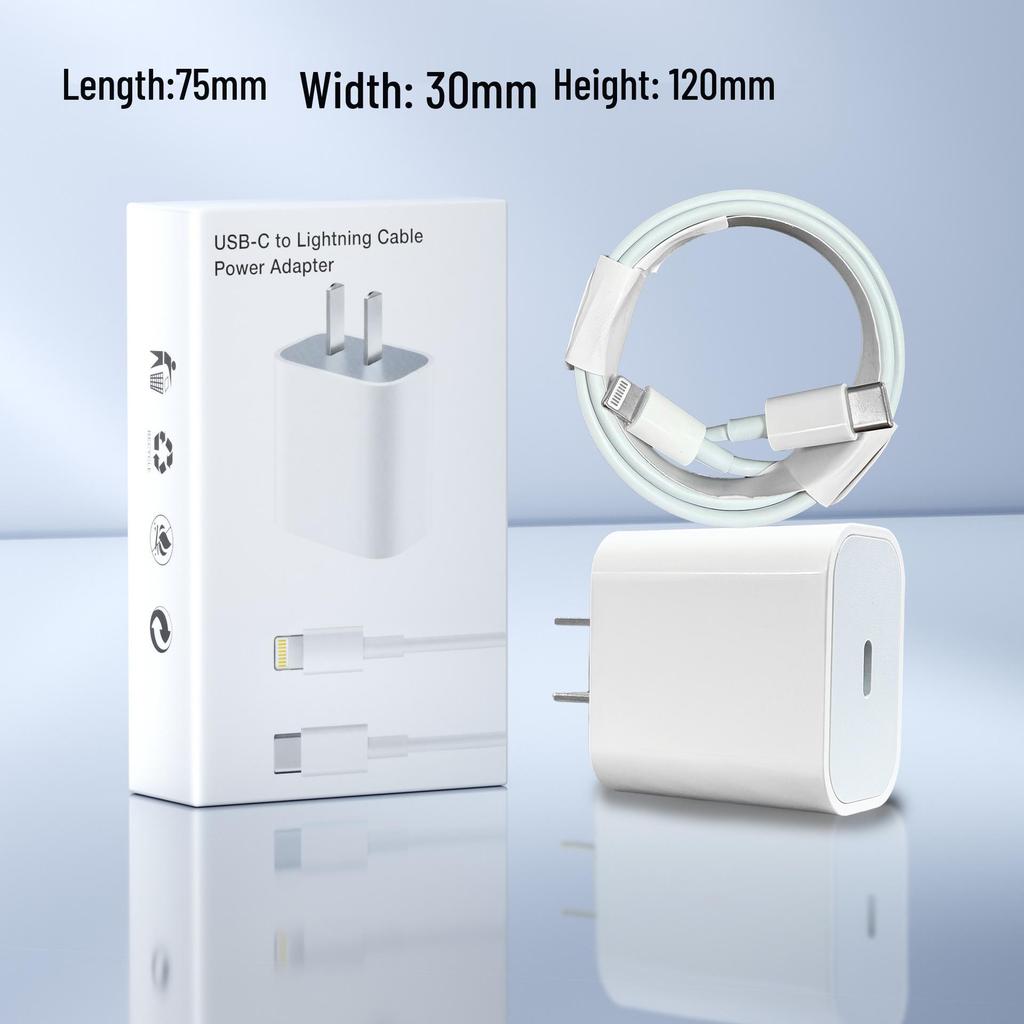 50W Charger & 30W Fast Charging Cable for iPhone 17/16 Pro Max