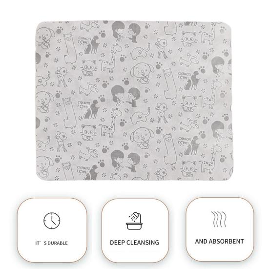 Ręcznik dla psa Bardzo miękki Super chłonny Szybkoschnący Odporny na zużycie Wielokrotnego użytku Nadruk z kreskówki Zwierzę pies