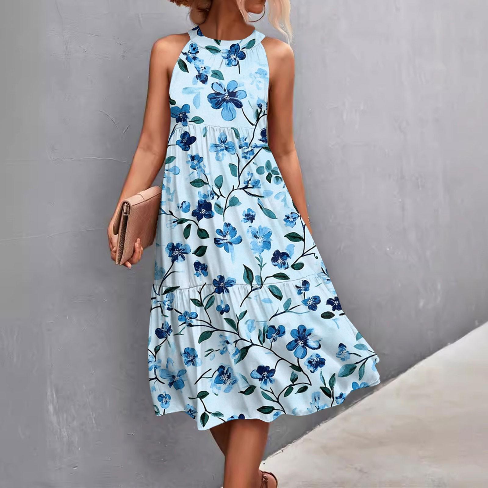 

Женские летние платья без рукавов с принтом ко Дню святого Валентина, свободные, повседневные, с висячим вырезом, пляжные платья XXXXXL