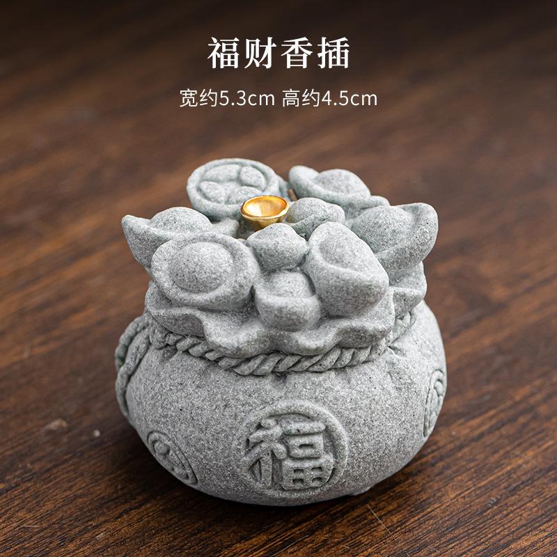 

Синий Песчаник Кот Вставка для Благовоний Чайный Питомец, Подставка для Благовоний Гостиная Внутри Помещение Линейные Благовония Сандаловое Дерево Чайная Церемония Настольное Украшение