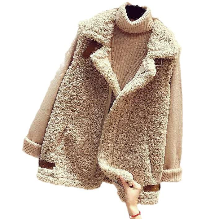 Lammwolle Weste Damen Herbst und Winter neue Oberbekleidung Weste vielseitige Pelz integrierte Weste Jacke