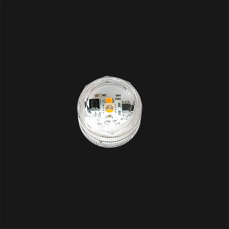 Knob-Control LED Submersible Candle Light: 40-Hour Colorful Aquarium Decor
