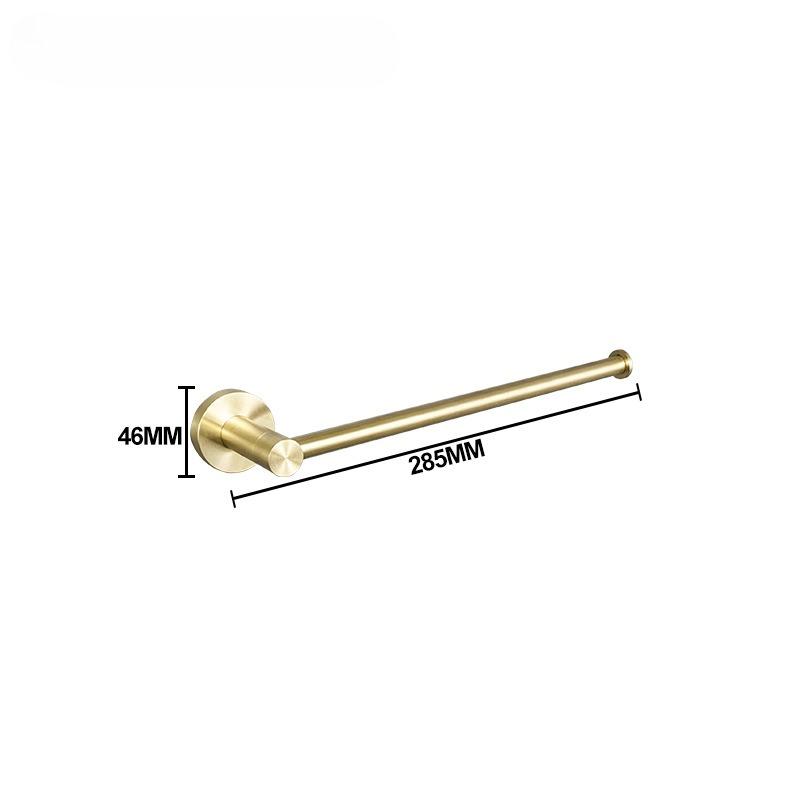 Toilet Tissue Paper Holder Bathroom Accessories Brushed Gold Towel Rack Towel Bar Ring Hardware Stainless Steel Robe Coat Hook