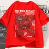 Gundam TShirt For Unisex Unique Cotton Tee Shirt Round Collar Short Sleeve T Shirts Big Size Clothing