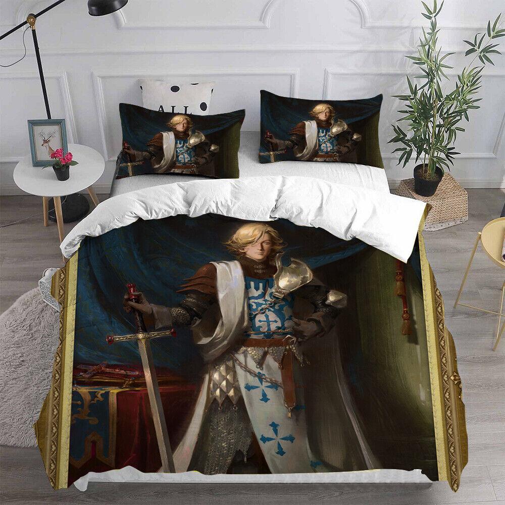 Cosplay Castlevania Trevor Belmont 3D Duvet Cover Bedding Set Pillowcase Quilt