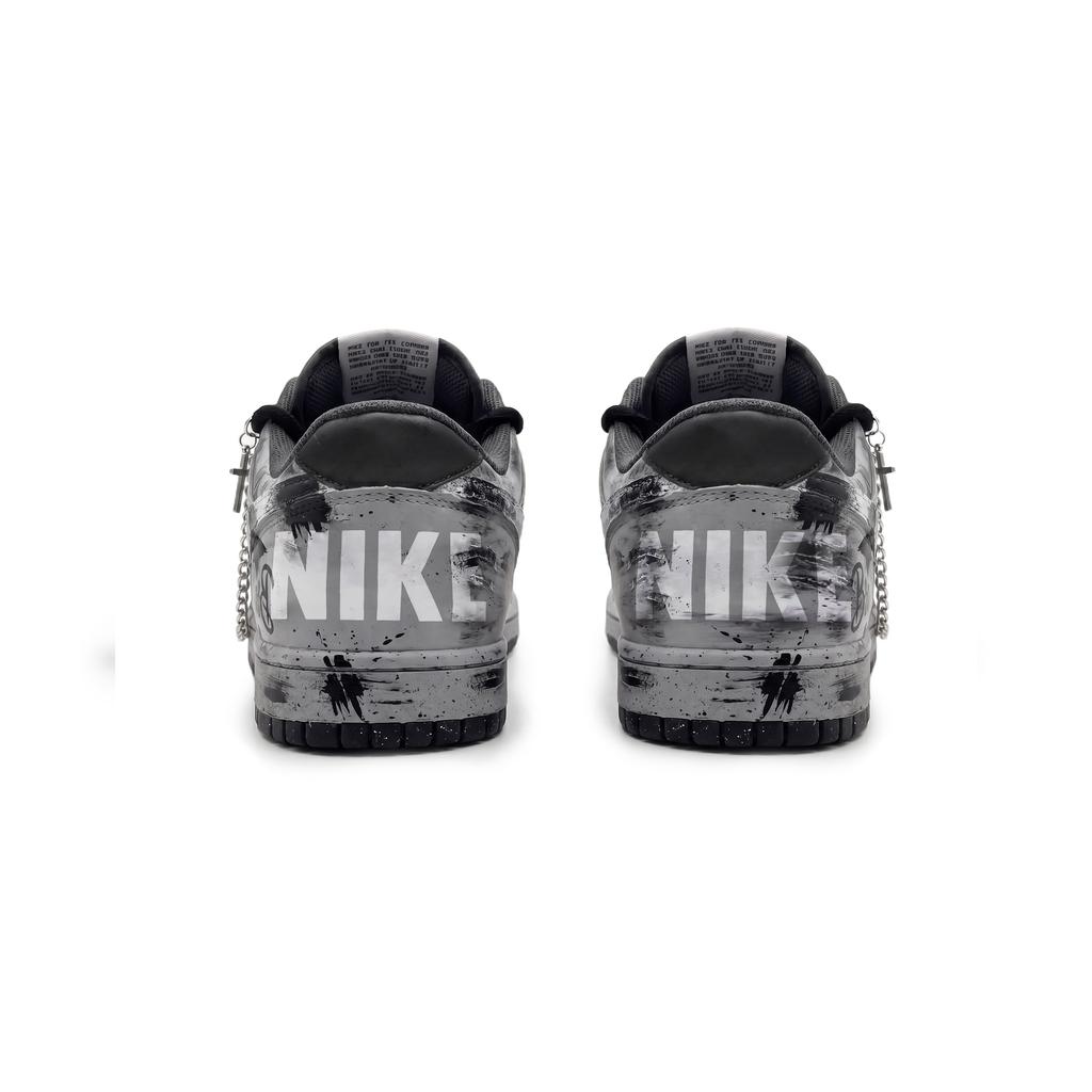 Nike Big Universe Exploration, Cloudy Sky Wasteland Slip Resistant Abrasion Resistant Low Top Skateboard Shoes Men's 355152-106(Team1007--S-BOX)