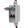 40A Solar Panel Disconnect Switch IP65 Water Proof 2P Circuit Breaker Box for PV Grid Connected Off