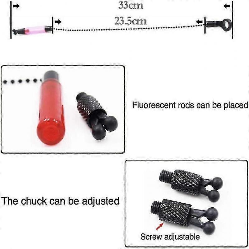 2/3pcs Bite Indicator Fishing Alarms Light, Portable Bobbins Hangers Alerter Tackle Swinger Carp Practical Accessories Outdoor Rod Illuminated