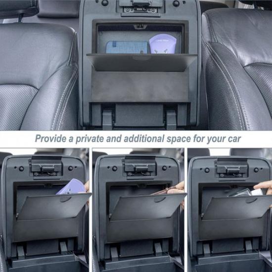 Hidden Center Console Armrest Storage Organizer Box For Toyota Tacoma 2024-2025