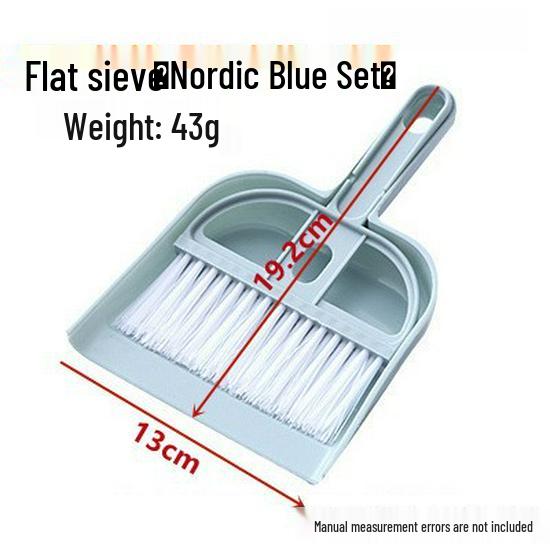 Pet Poop Scoop and Broom Set with Dustpan for Bird Cage Cleanup