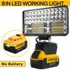 3/4/5/8Inch Led Light Portable Spotlights Cordless Outdoor Work Fishing Handheld Emergency Tool Light Fit 18V Battery Pin