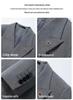 Men's High-End Double-Breasted Wedding Suit - Slim Fit, Professional Formal Wear, Versatile Fashion