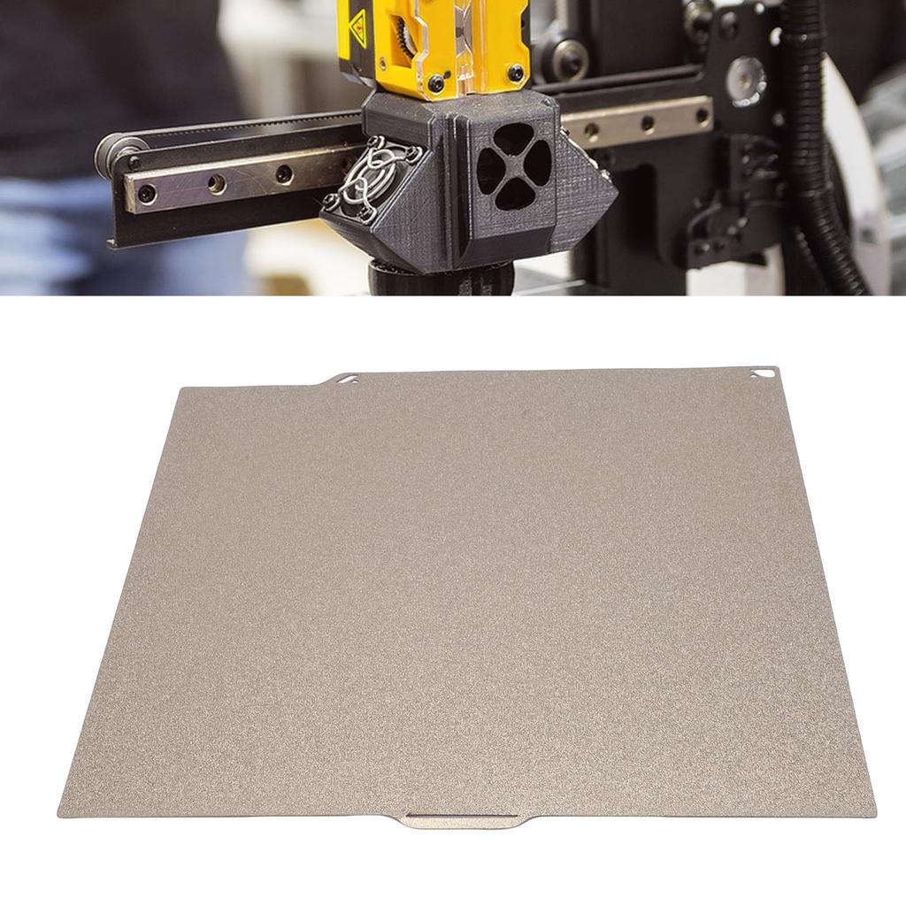 3D Printer PEI Build Plate Fit for     Carbon 2 Sided Textured   Flexible Removable Heated Bed Printing Mat Sheet Gold 260 X 271mm