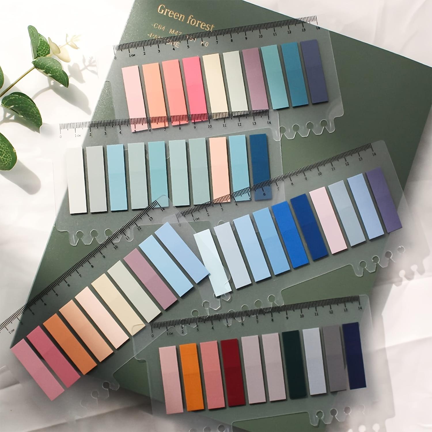 Набор стикеров на 1200 листов с линейкой для индексных вкладок. Маркеры страниц — фото 3