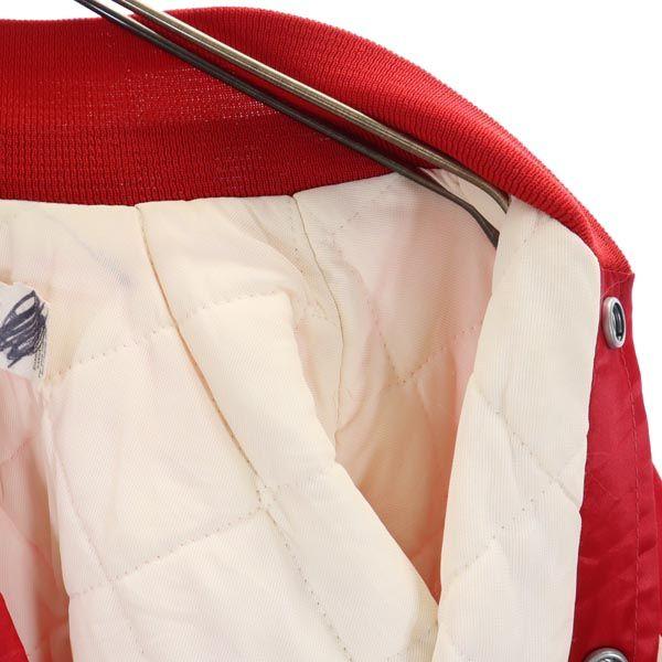Swingster 90s Old CIVIC STADIUM Stajan L Red Series Quilted Nylon Jacket Men's Used
