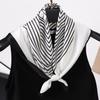 Fashion High-End Cashew Flower Silk Scarf Square Scarf 70 Spring And Autumn Thin Headscarf Small Scarf Decorative Thin Women'S Scarf