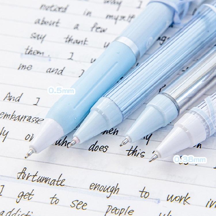 4 Pcs Pressing Pen 0.5mm Retractable Pen Black Ink Gel Pen Neutral Pen Writing Pen Ballet Strap Bows Gel Ink Pen