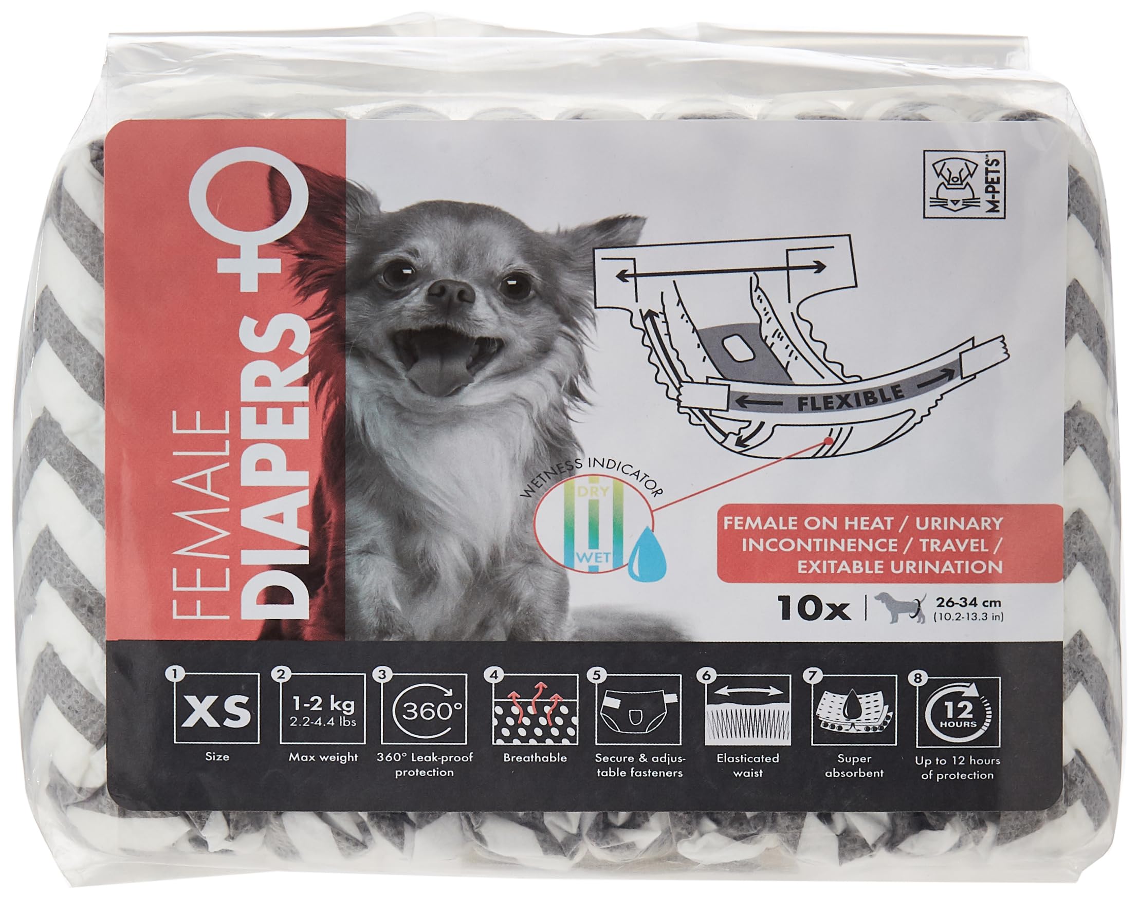 

Подгузники Petty Farm Excellent XS 10 шт. Pets [Manner Pants] впитываемость! [M-PETS] Девочки