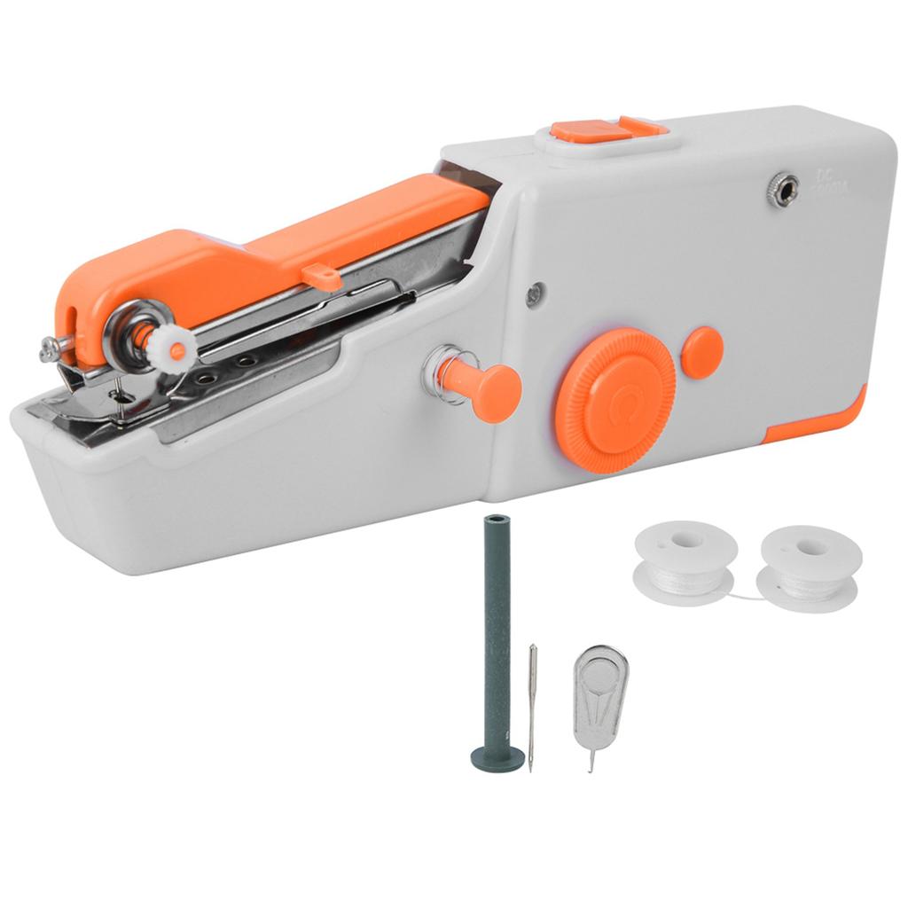 Portable Hand Sewing Machine DIY Mini Household Electric Stitch Needlework Tool Blue