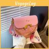 Strawberry Women Cherry Chic Small Square Shoulder Travel Bag Embroidery Casual