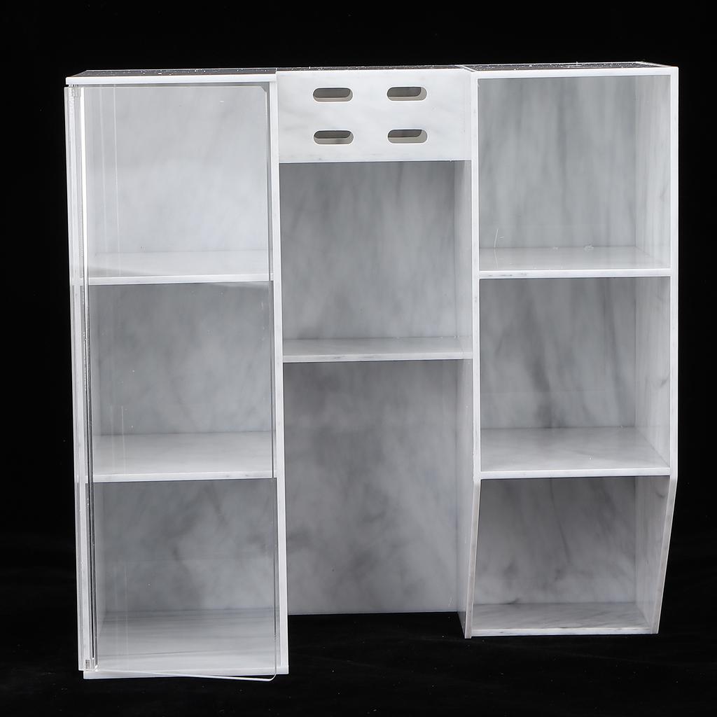 Eyelash Grafting Tool Storage Box Nail Art Tattoo Tool Storage Case Organizer for Salon (White)