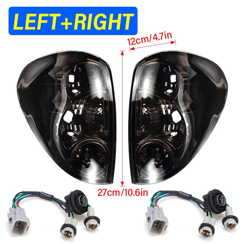 Car Smoke Tail Light Side Rear Brake Lights For L200 Triton Pickup 2005-2016 Reversing Lights Accessories with Wire Replacement