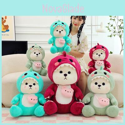 Lieve Transformerende Teddybeerpop Lili Beer Pluche Speelgoed Dinosaurus Knuffeldier Verjaardagscadeau voor Kinderen Meisjes