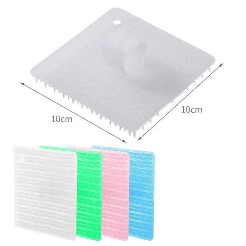 4PCS Kitchen Accessory TPE Material Brush Ergonomic Fruit Vegetable Brushes with Gentle Elastic Bristles for Set of 4 Kitchen Tools